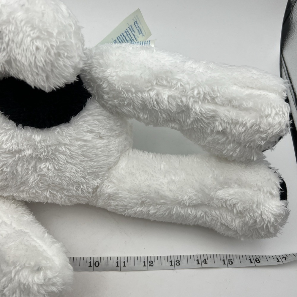 Build A Bear Cookies And Cream Black And White Puppy Dog Spots Plush 16" - Picture 10 of 11